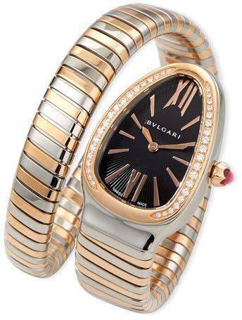 fake bvlgari snake watch|bvlgari serpenti tubogas watch.